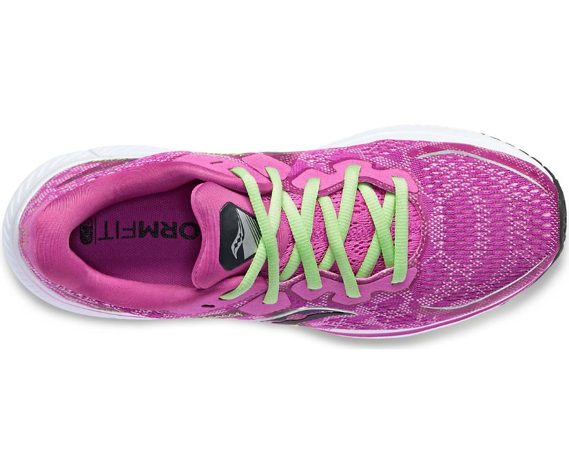 Saucony Omni 20 Women's Running Shoes Purple / Green | Canada 182MQZA